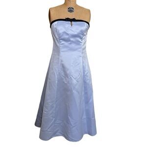 Jessica McClintock for Gunne Sax Lavender Strapless Prom Dress Junior Size 9/10